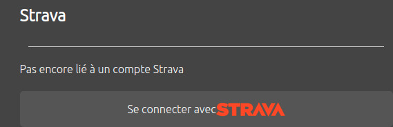 Connecter avec Strava